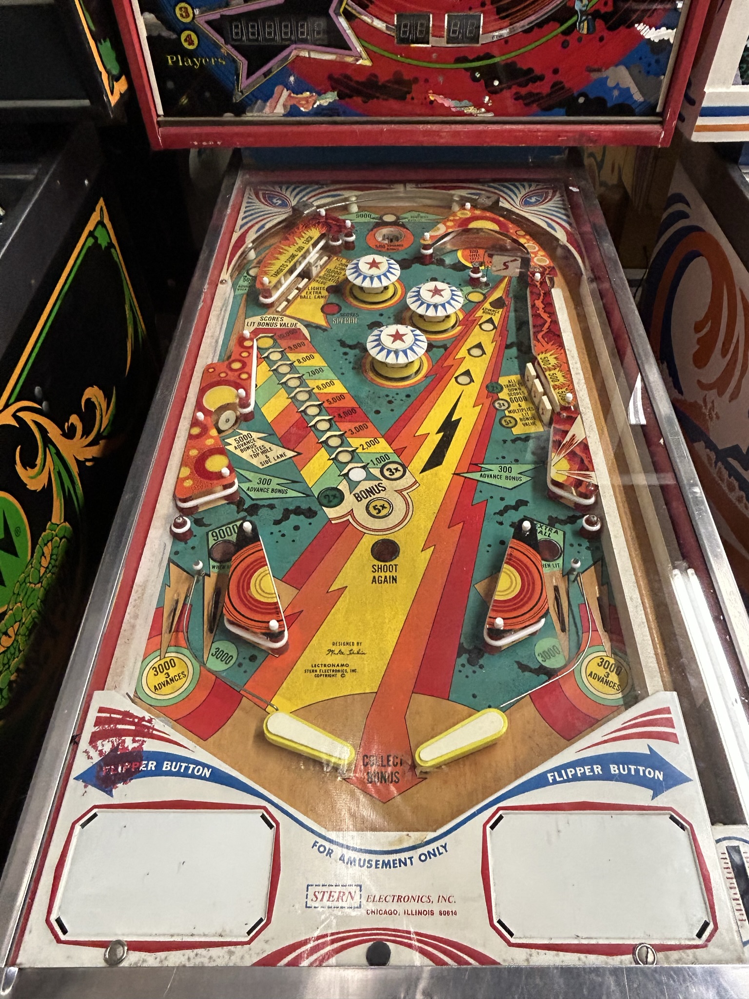 Lectronamo Pinball Machine Vintage Arcade Superstore