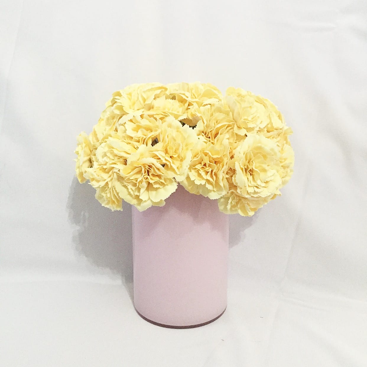 Etty Light Pink Cylinder Vase Rental VintageBash