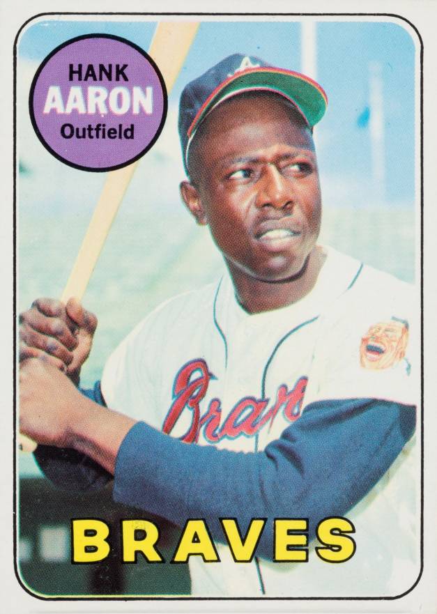 1969 Topps Hank Aaron 100 Baseball Card Value Price Guide