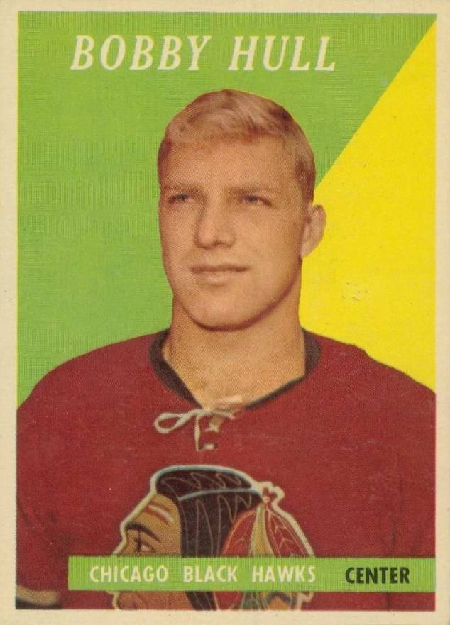 1958 Topps Bobby Hull 66 Hockey Card Value Price Guide