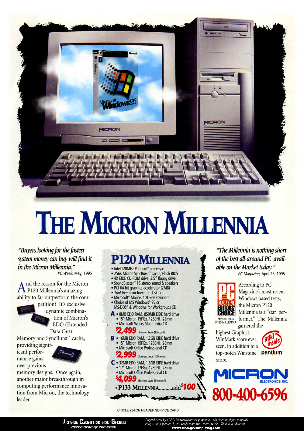 VC&G » [ Retro Scan of the Week ] The Micron Millennia