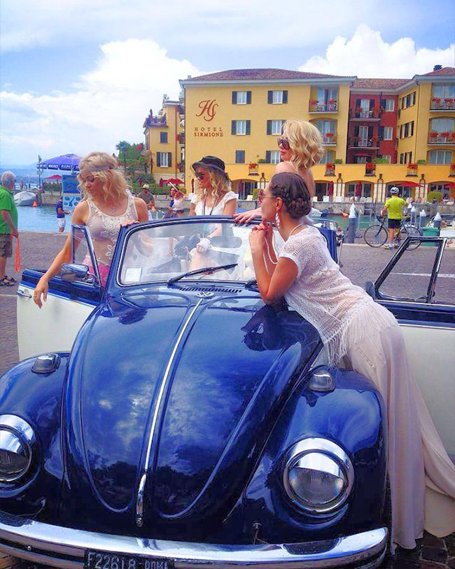 Rent a vintage car in Italy