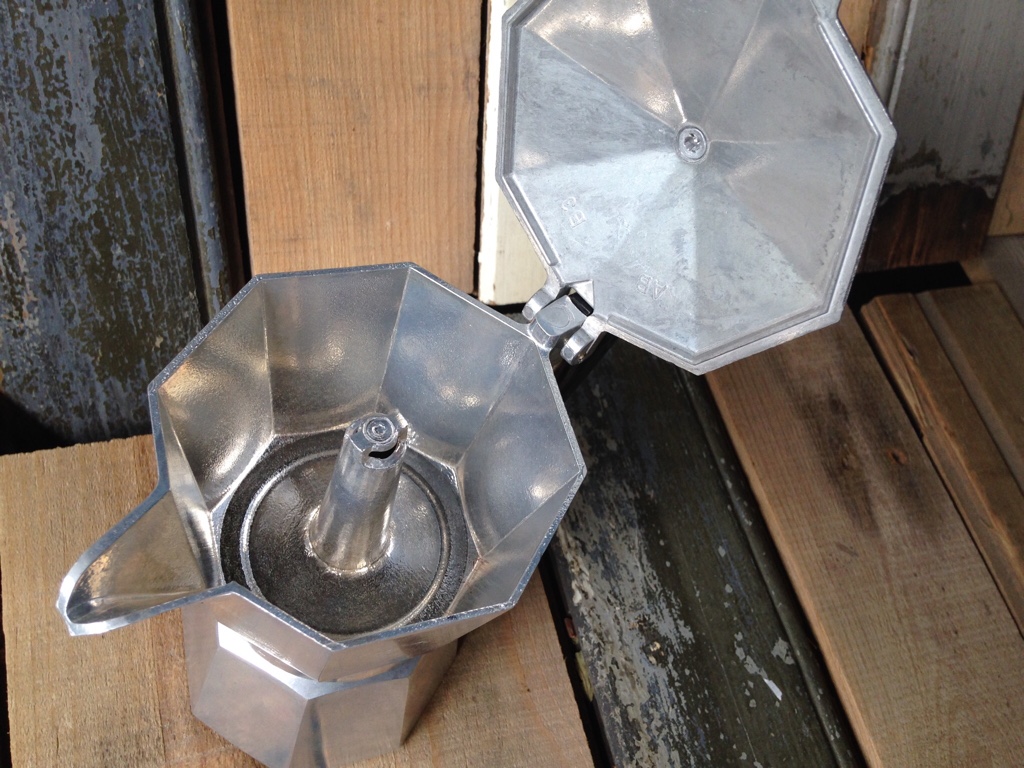 Zanzibar 6 cup moka pot Italy 1988 Vintage Man Stuff