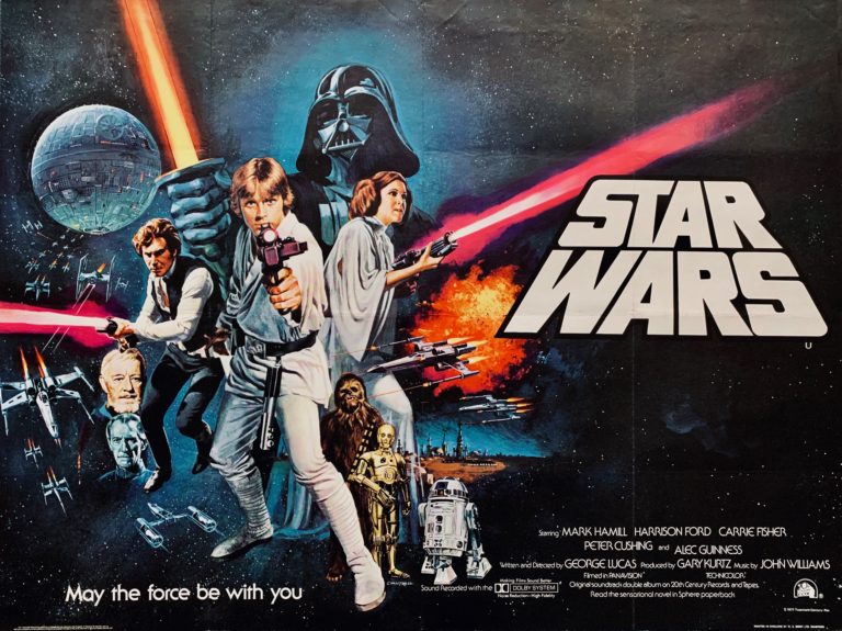 Original Star Wars Episode IV A New Hope Movie Poster Han Solo