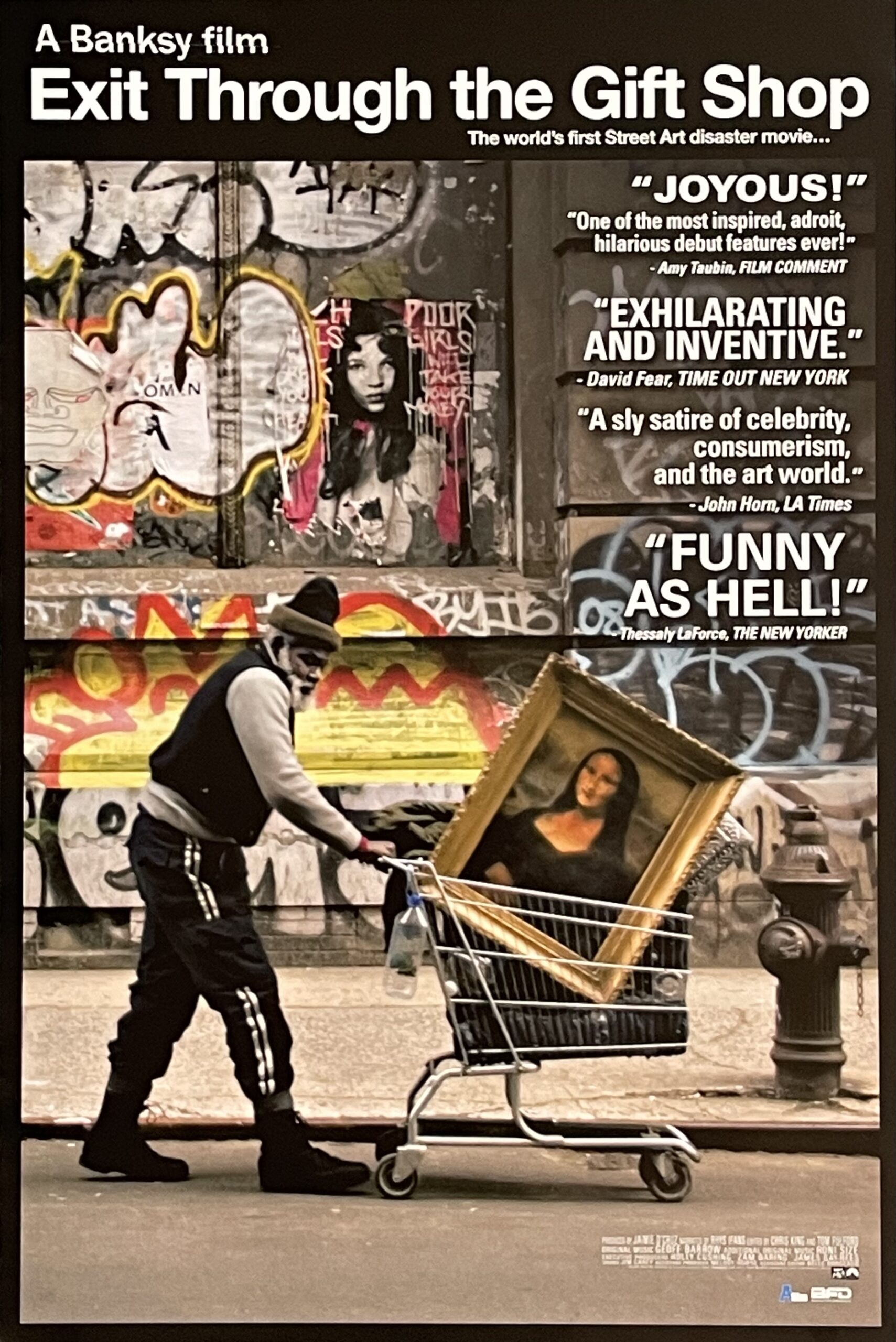 Original Exit Through the Gift Shop Movie Poster Banksy Street Art
