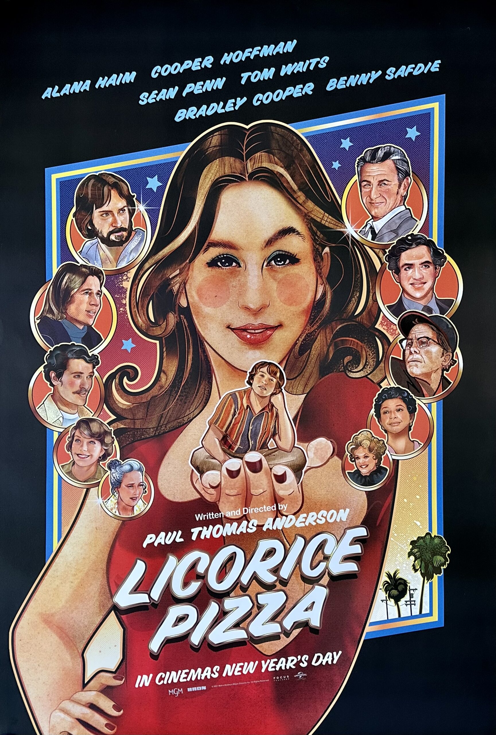 Original Licorice Pizza Movie Poster Paul Thomas Anderson