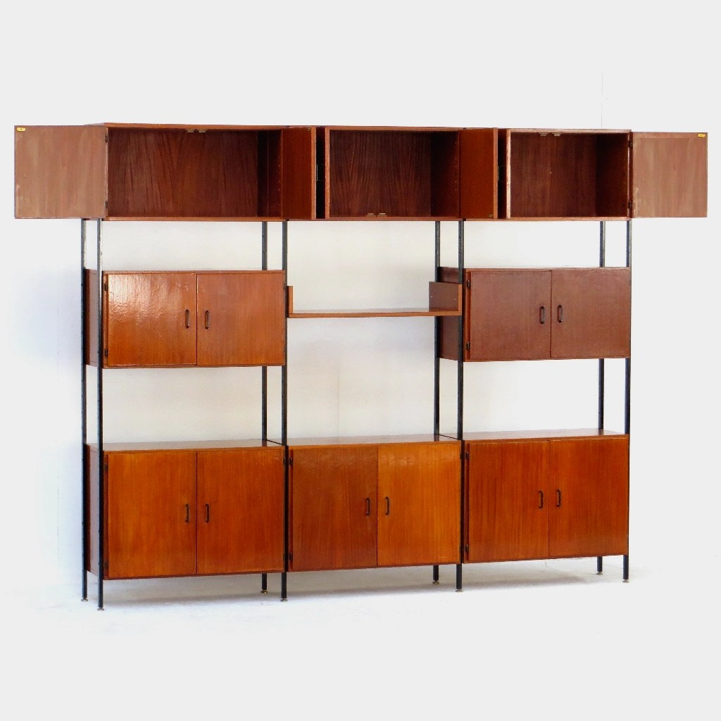 Vintage Deens design boekenkast / room divider wandsysteem Vintage