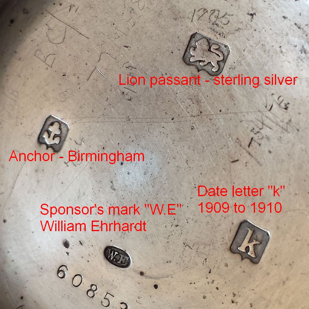 Antique Pocket Watch Makers Marks Foto Blouse and Pocket