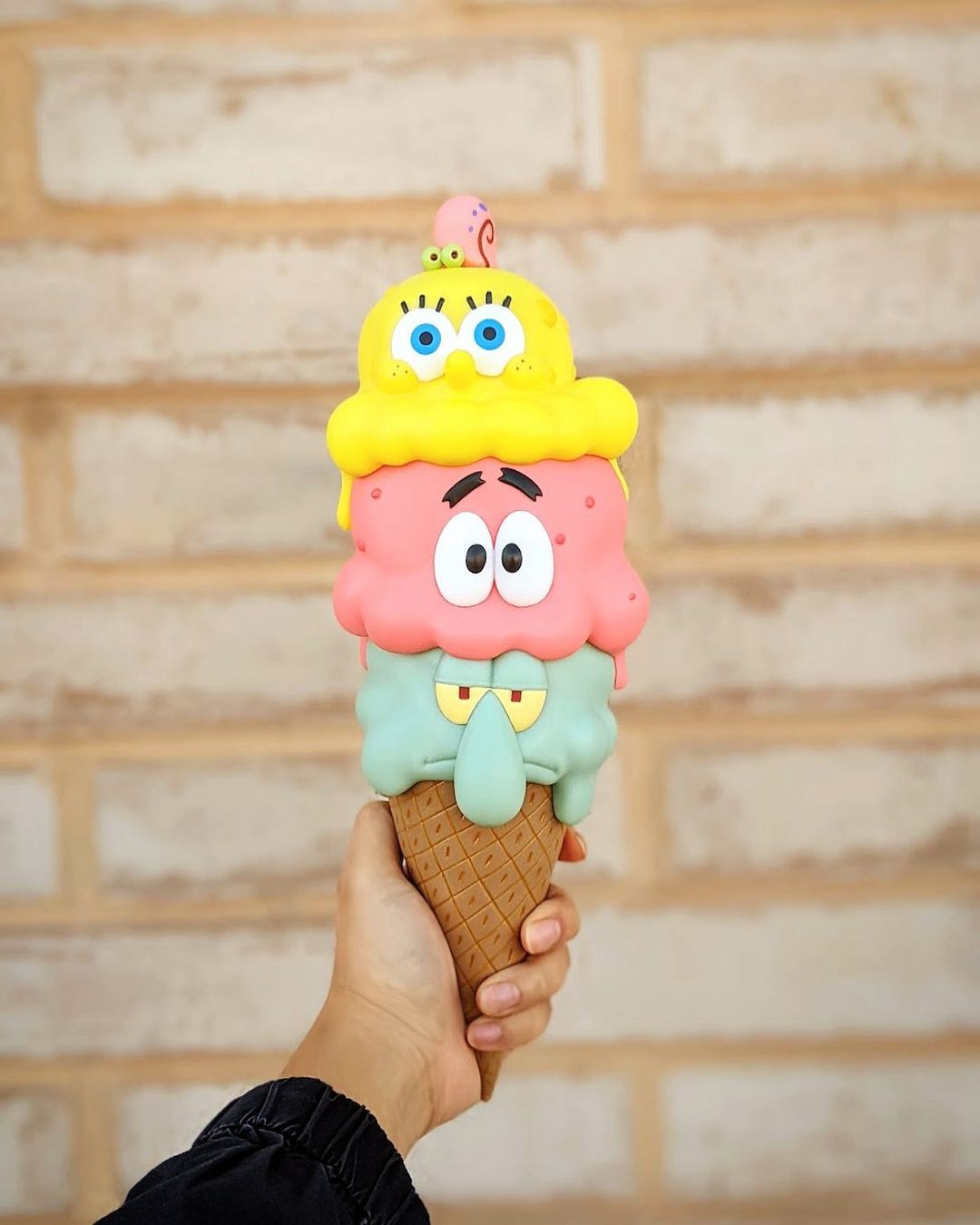 SpongeBob Ice Cream Sandwich by ToyQube Vinyl Pulse