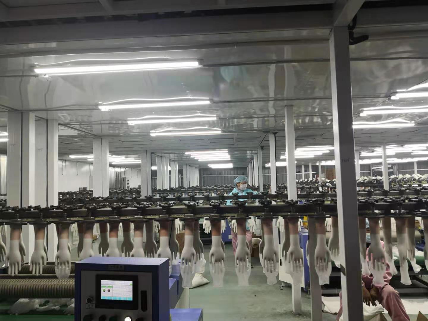 New PVC gloves lines are on trial production Medwell Gloves