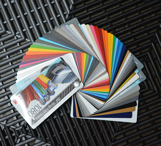 3M 1080 Series Sample Swatch Deck book Auto Car Wrap Vinyl Film eBay