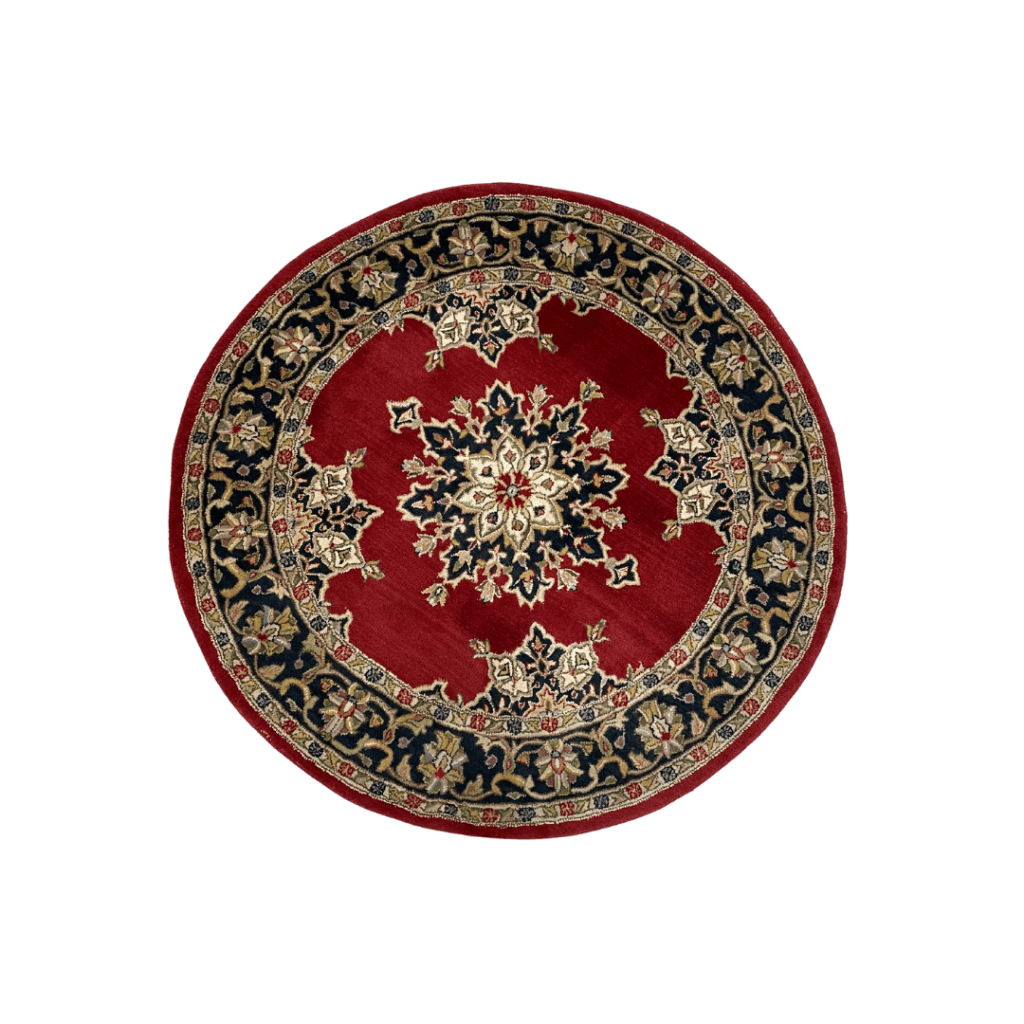 Huxton Round Rug Violet Vintage Rentals