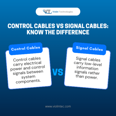 Control Cables vs Signal Cables: Key Differences Explained