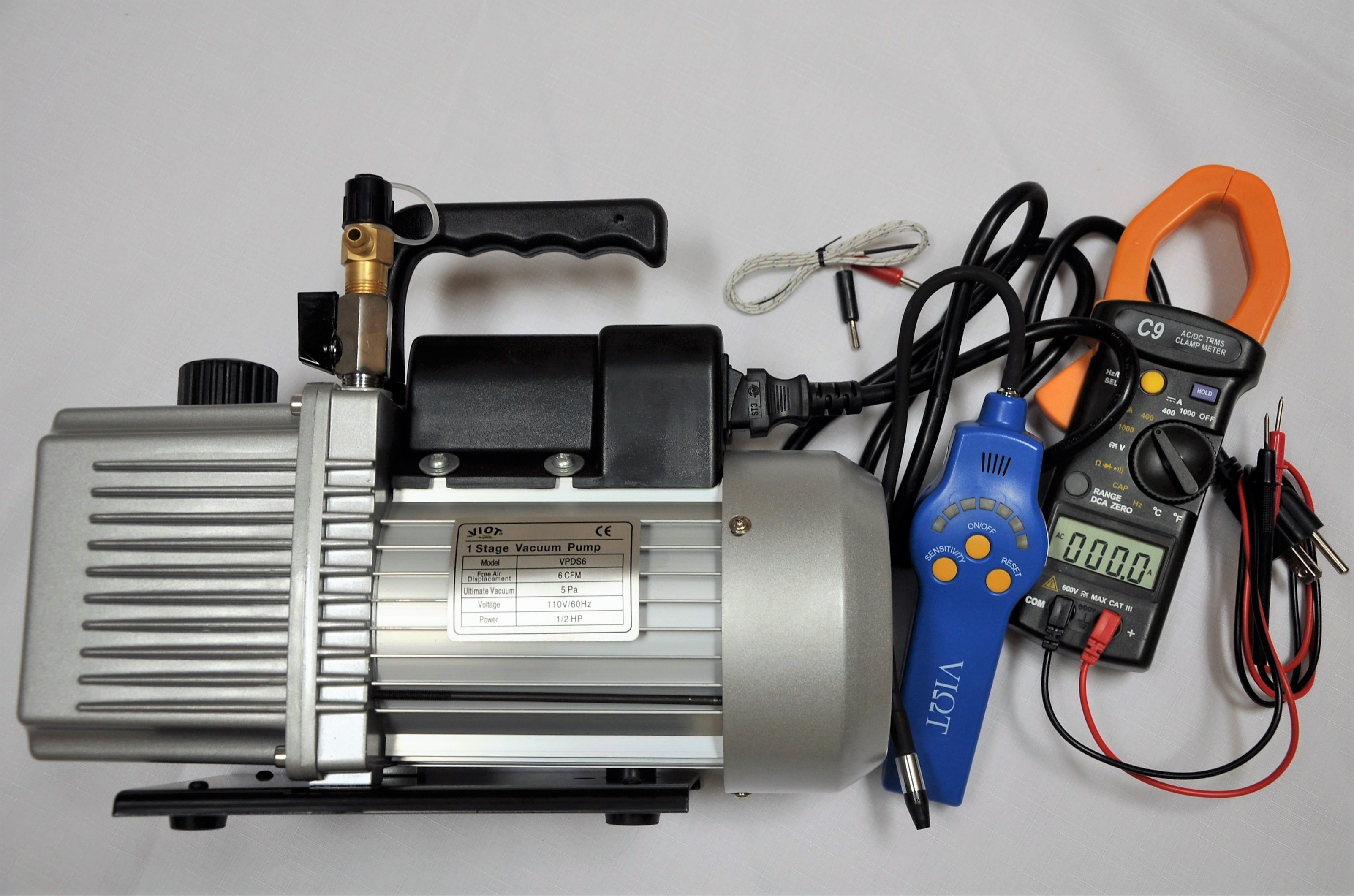 Professional HVAC ToolHVAC Tool Set Kit42Stage Deep Vacuum Pump VPD6