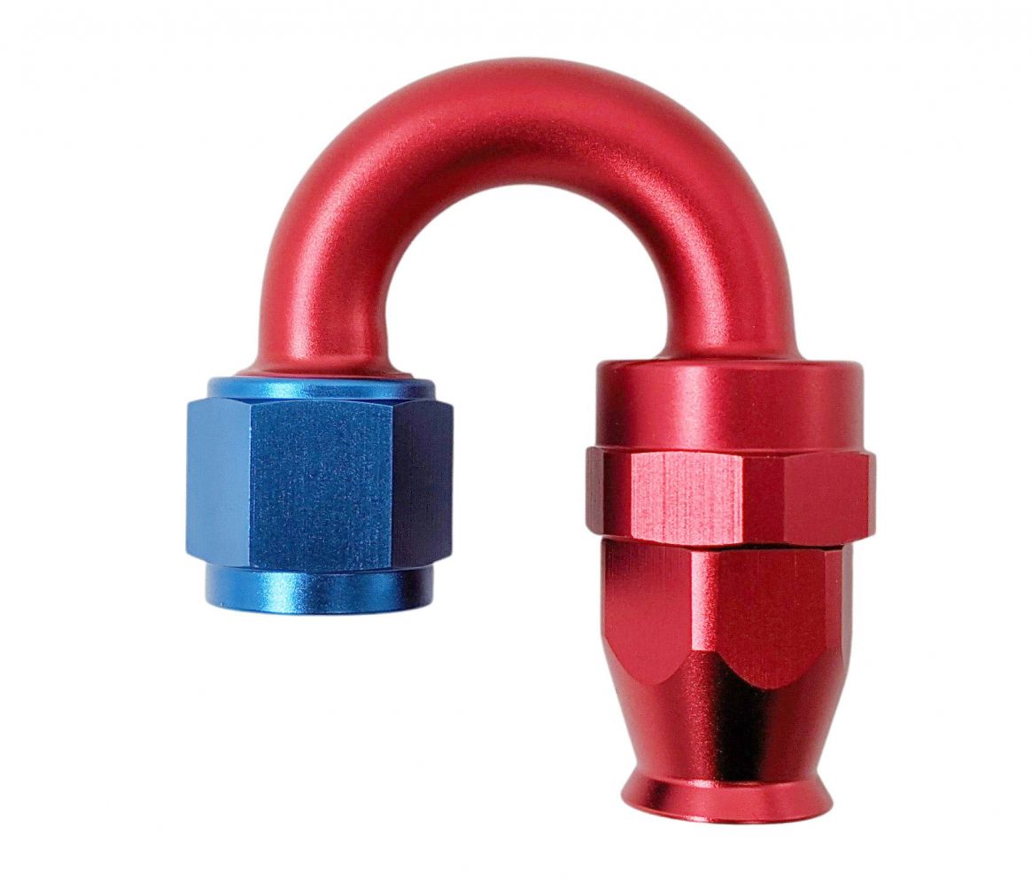 AN6 180 PTFE Hose Fitting