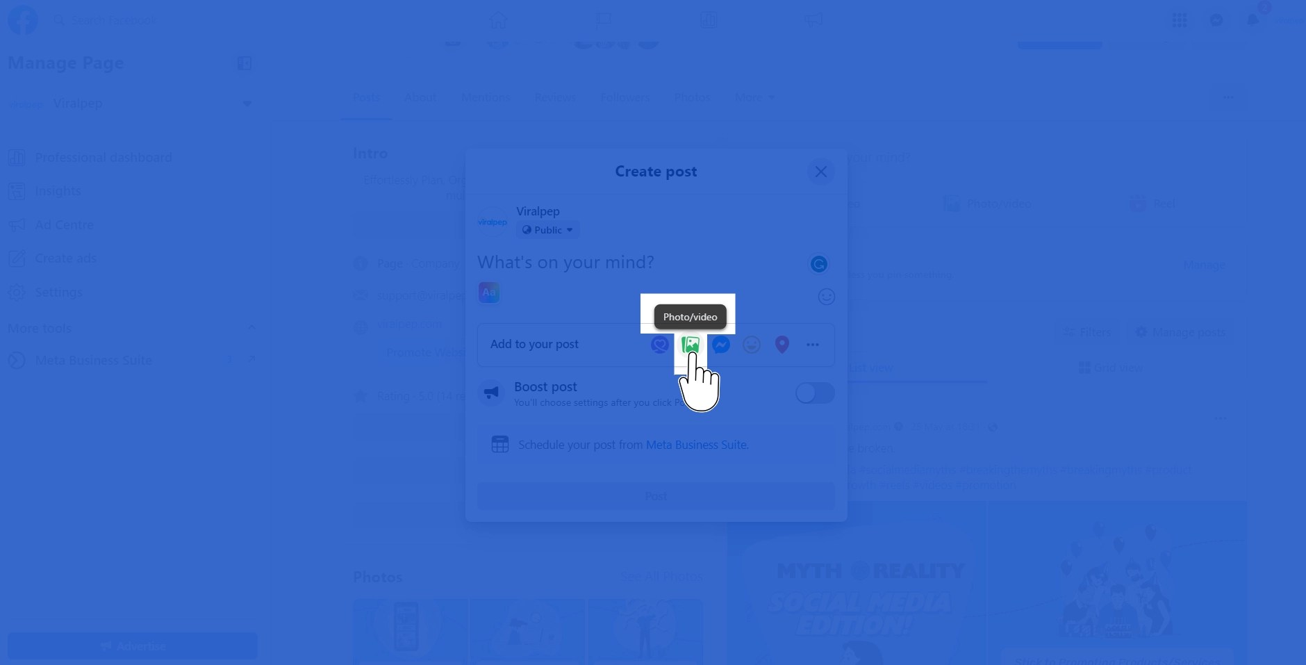 How to Rearrange the Order of Photos in Facebook Post