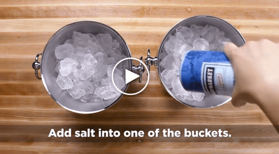 Chill Champagne In Minutes By Simply Adding Salt To Ice