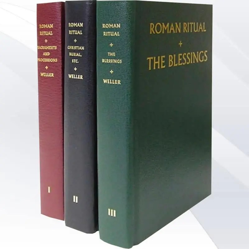 The Roman Ritual 3 Volume Set Liturgical Books of the Catholic Church