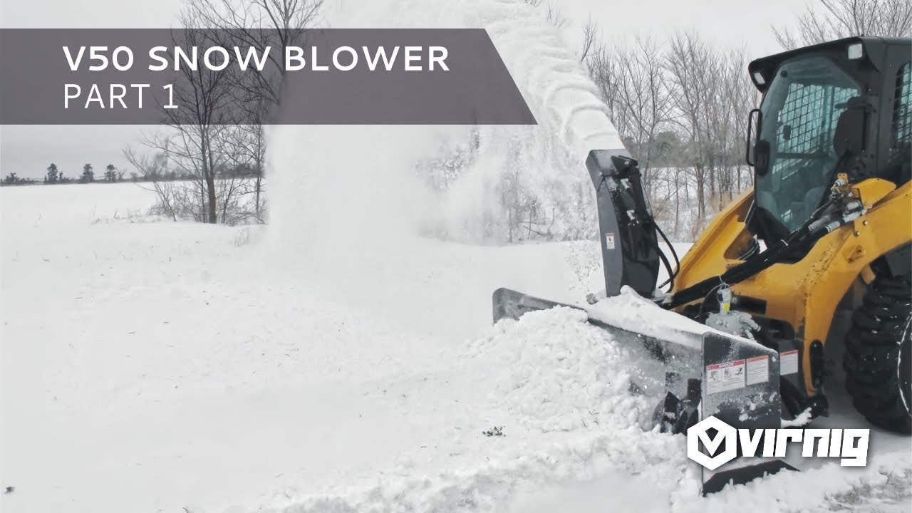 V50 Snow Blower Attachment • Virnig Mfg