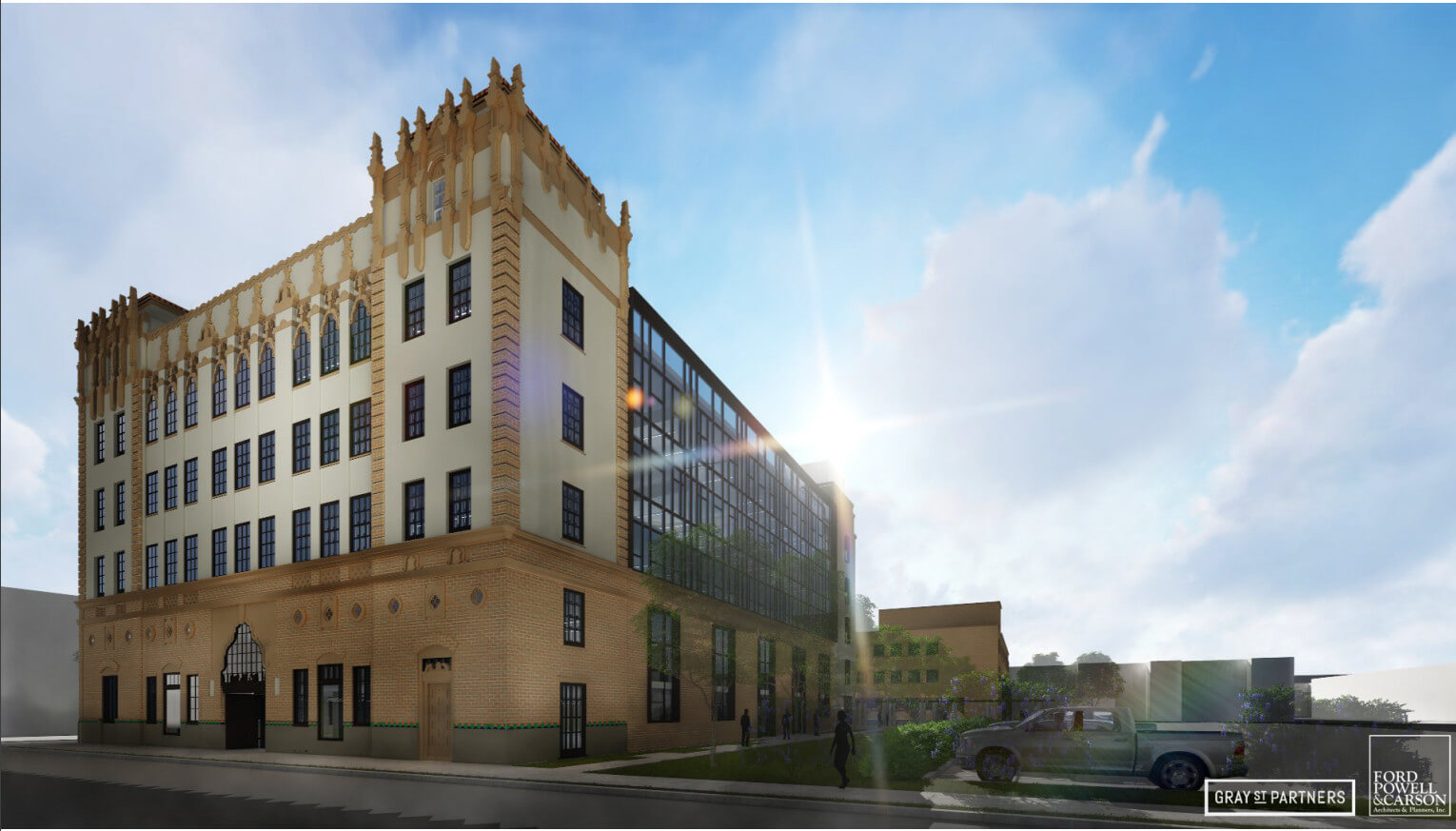 San Antonio Light Buildings Converting to Office/Restaurant Virtual