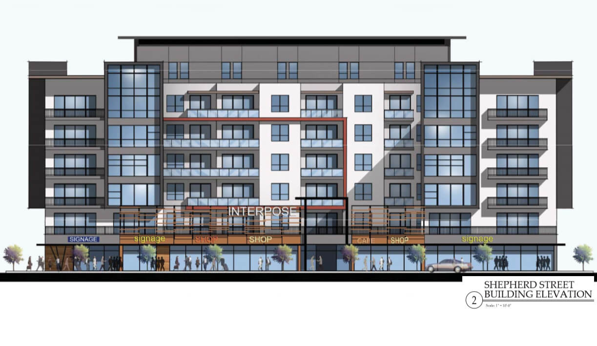 Houston Planning Commission Sees Apartment/Retail MidRise Proposal in