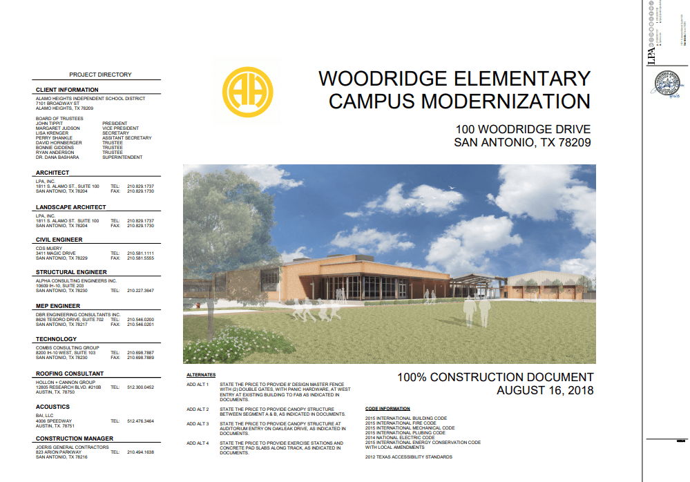 Woodridge Elementary School Alamo Heights ISD (Subbid) Virtual