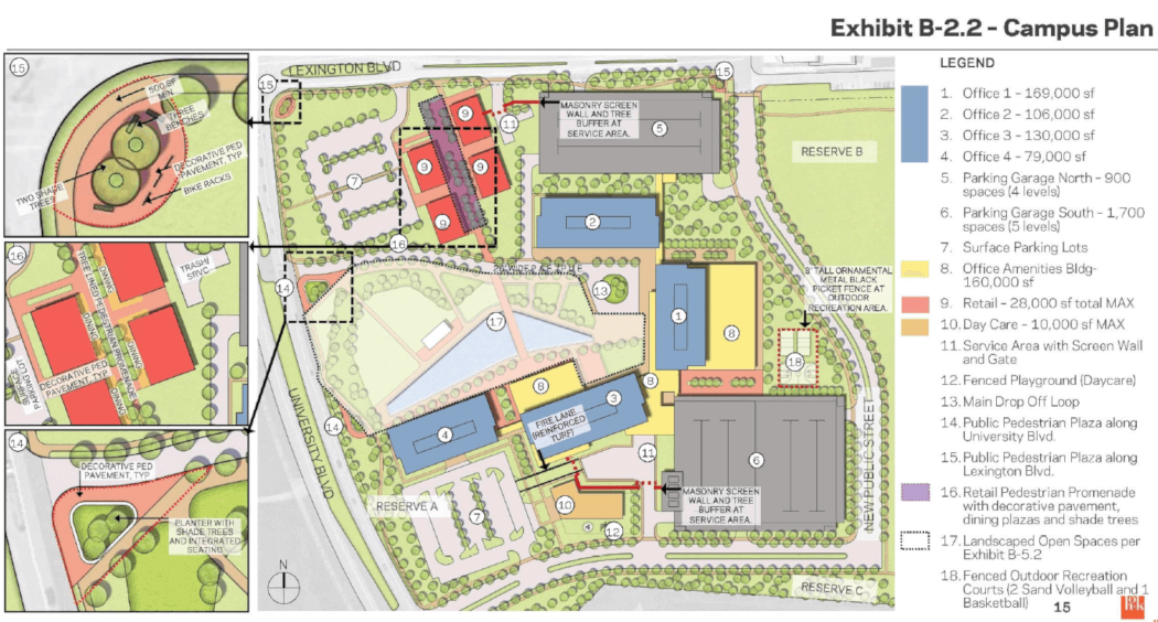 Fluor Greenville Campus Map