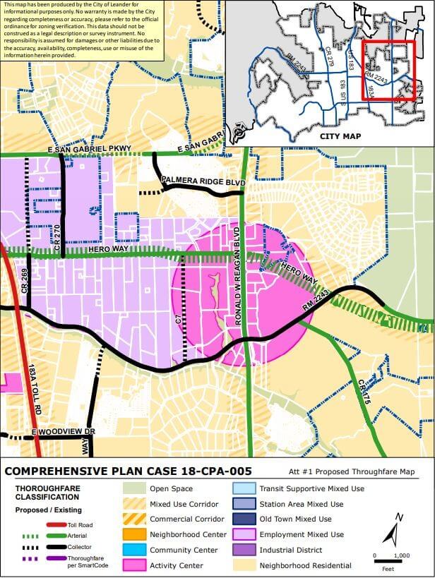 Leander Transportation Plan Adds I35/Toll 183A Connection Virtual