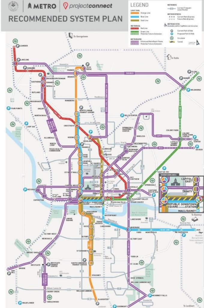 Austin Capital Metro's 9.8B Transit Plan, with New Rail Lines
