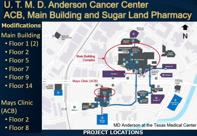 Md Anderson Main Building Map Houston: Ut Regents Approve Rehab To M.d. Anderson Pharmacies And Alkek Hospital - Virtual Builders Exchange