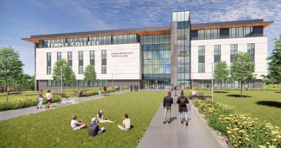 Temple College recently broke ground on new buildings that will change