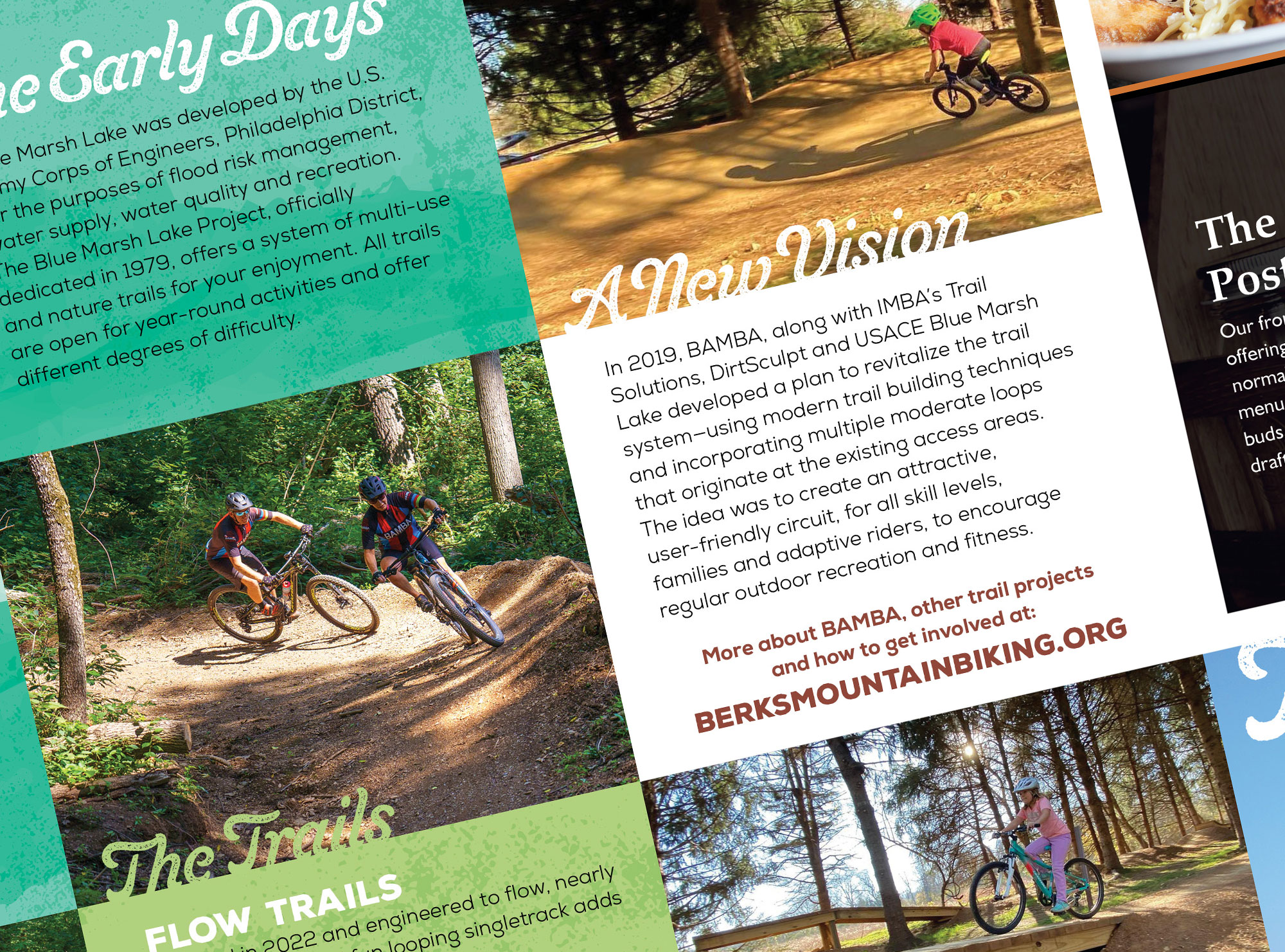 Blue Marsh Flow Trail Map Design VFC Design, Marketing, Illustration