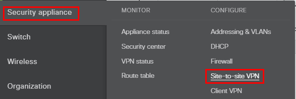 Configure Meraki to Azure Site to Site VPN Virtualization Howto
