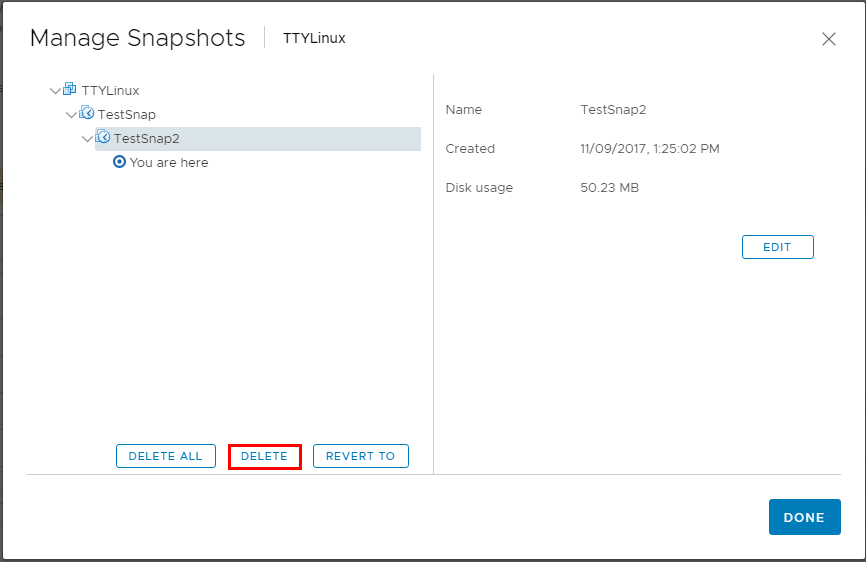 Accidentally delete VMware datastore files for a running VM