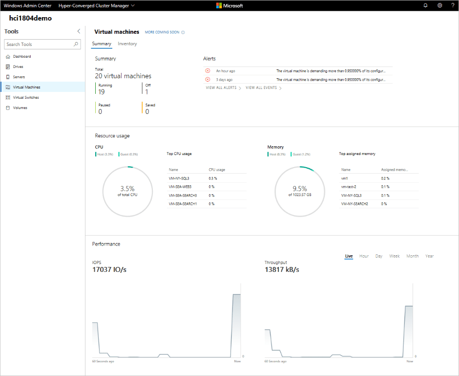 HyperV Server 2019 Windows Admin Center Management Virtualization Howto