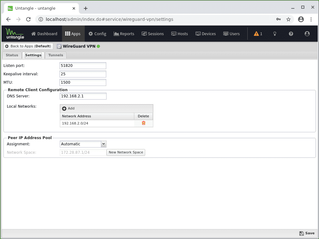 Untangle 16 New Features Including WireGuard VPN Virtualization Howto