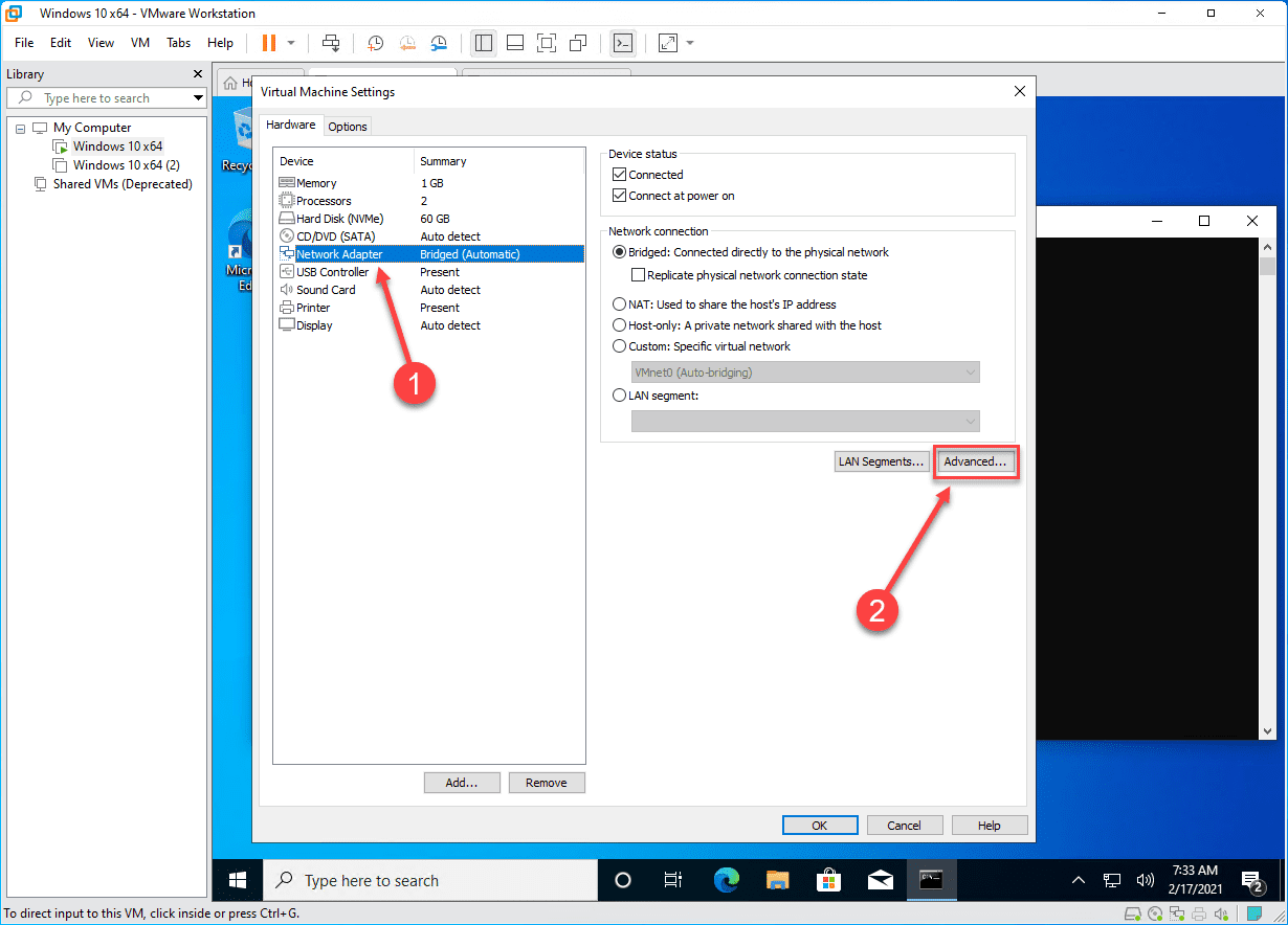 Network Condition Simulation with VMware Workstation Pro