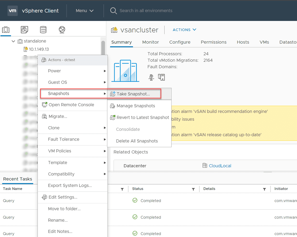 How to Manage VMware Snapshots A Guide Virtualization Howto