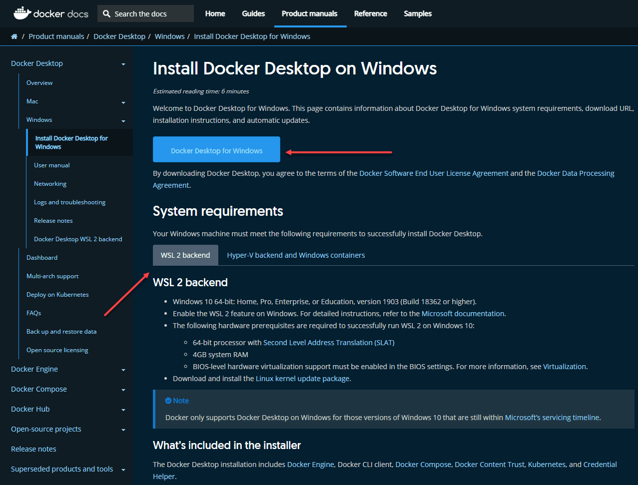 Docker desktop windows likosleading
