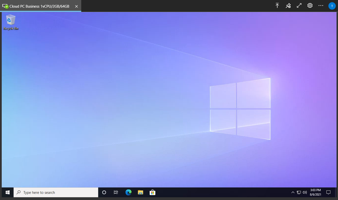 Connect to Windows 365 Cloud PC with RDP Virtualization Howto
