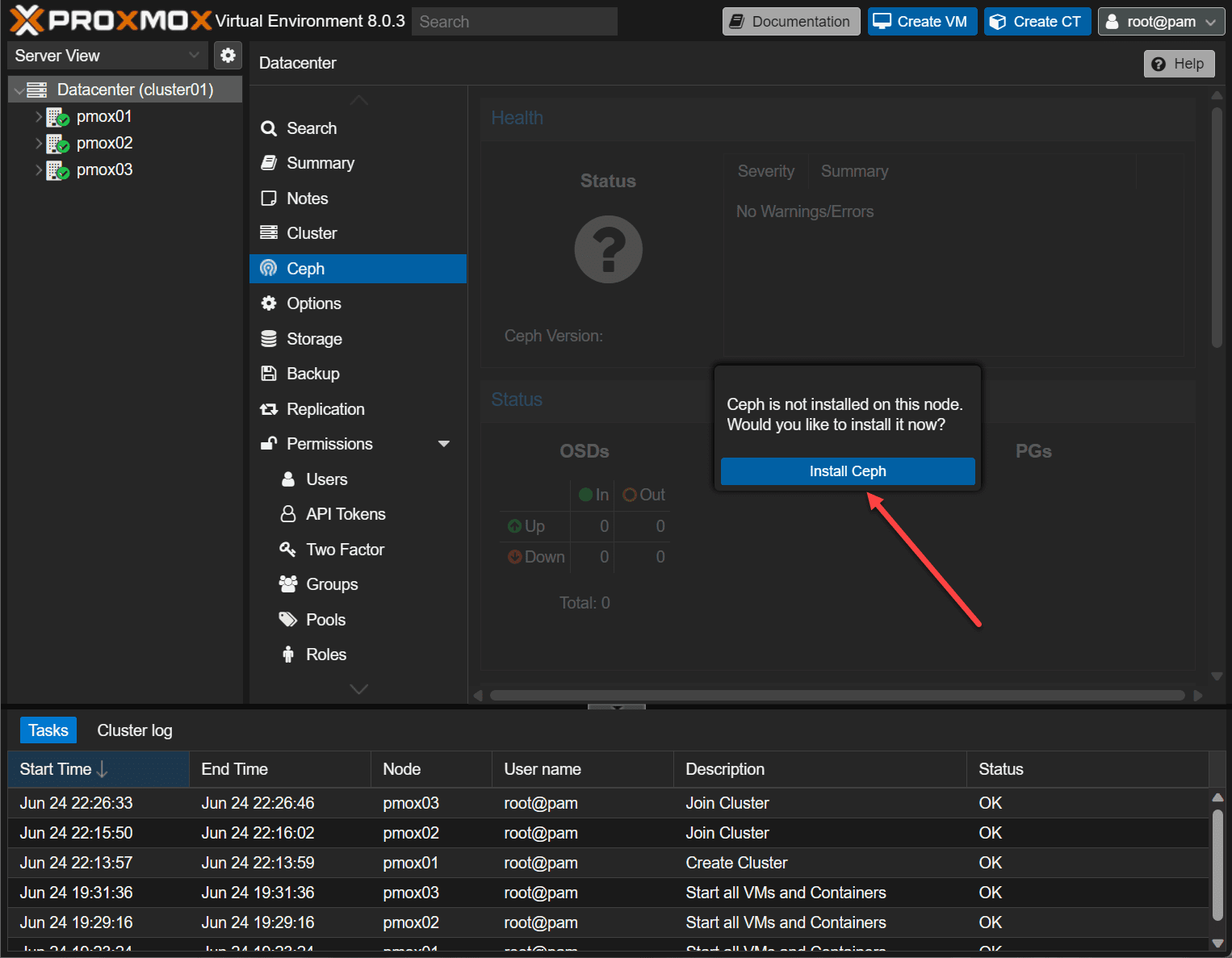 Mastering Ceph Storage Configuration in Proxmox 8 Cluster