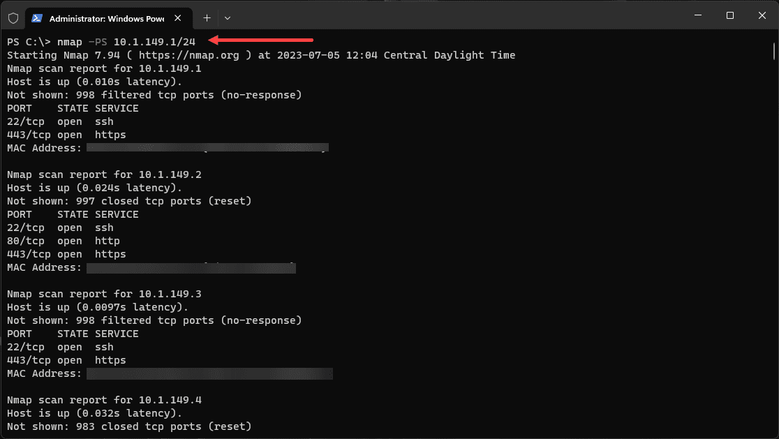Nmap Ping Sweep Home Lab Network Ping Scan Virtualization Howto