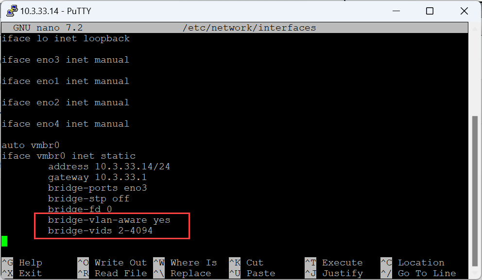 Proxmox VLAN Configuration Management IP, Bridge, and Virtual Machines