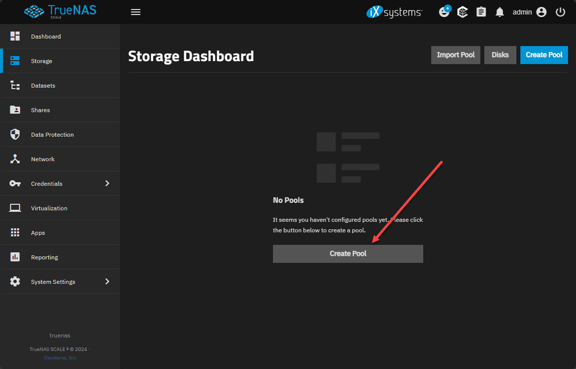 TrueNAS on Proxmox Installation and Configuration Steps