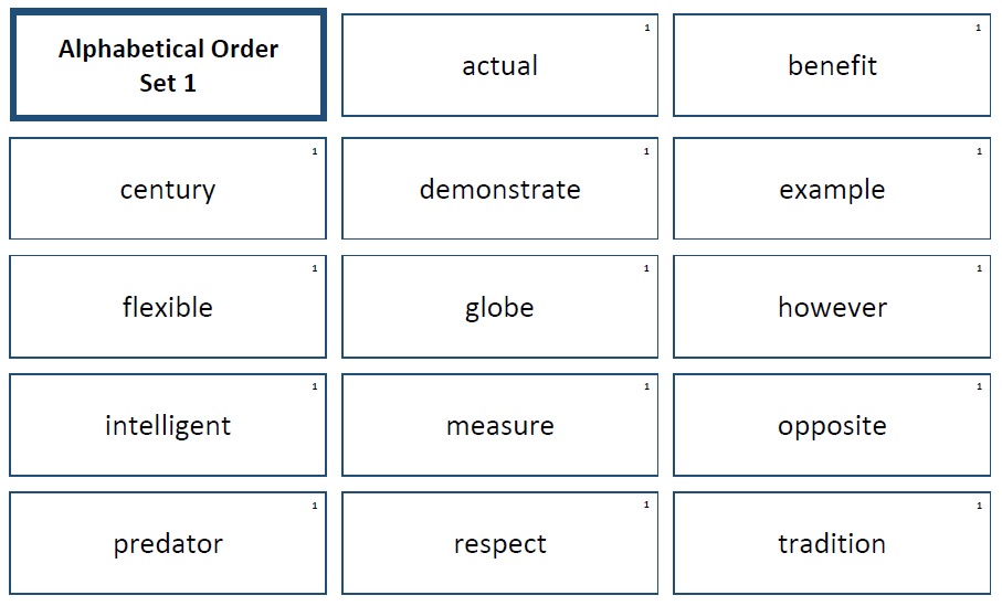 Making a word study card sort activity (Part 2) - Virtually Montessori