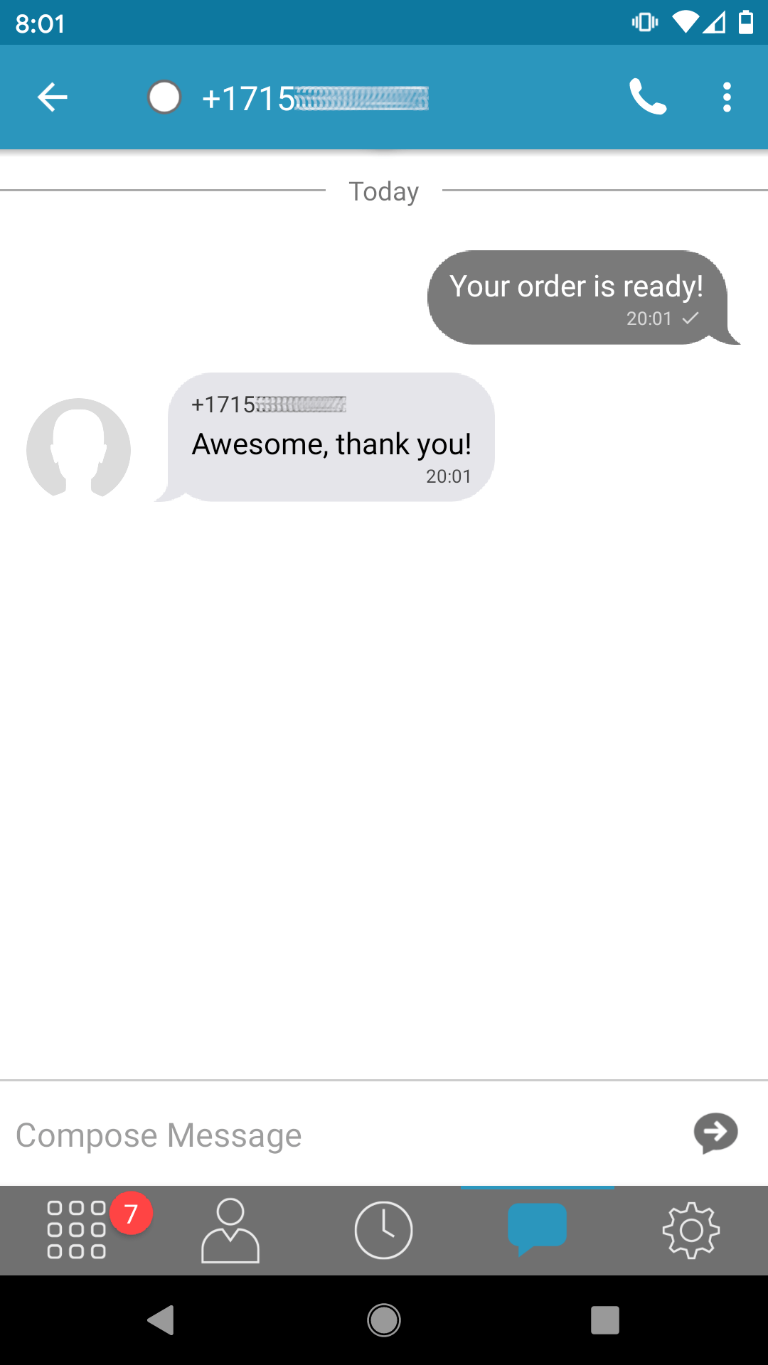 VoIP Texting w/ VirtualPBX Softphone