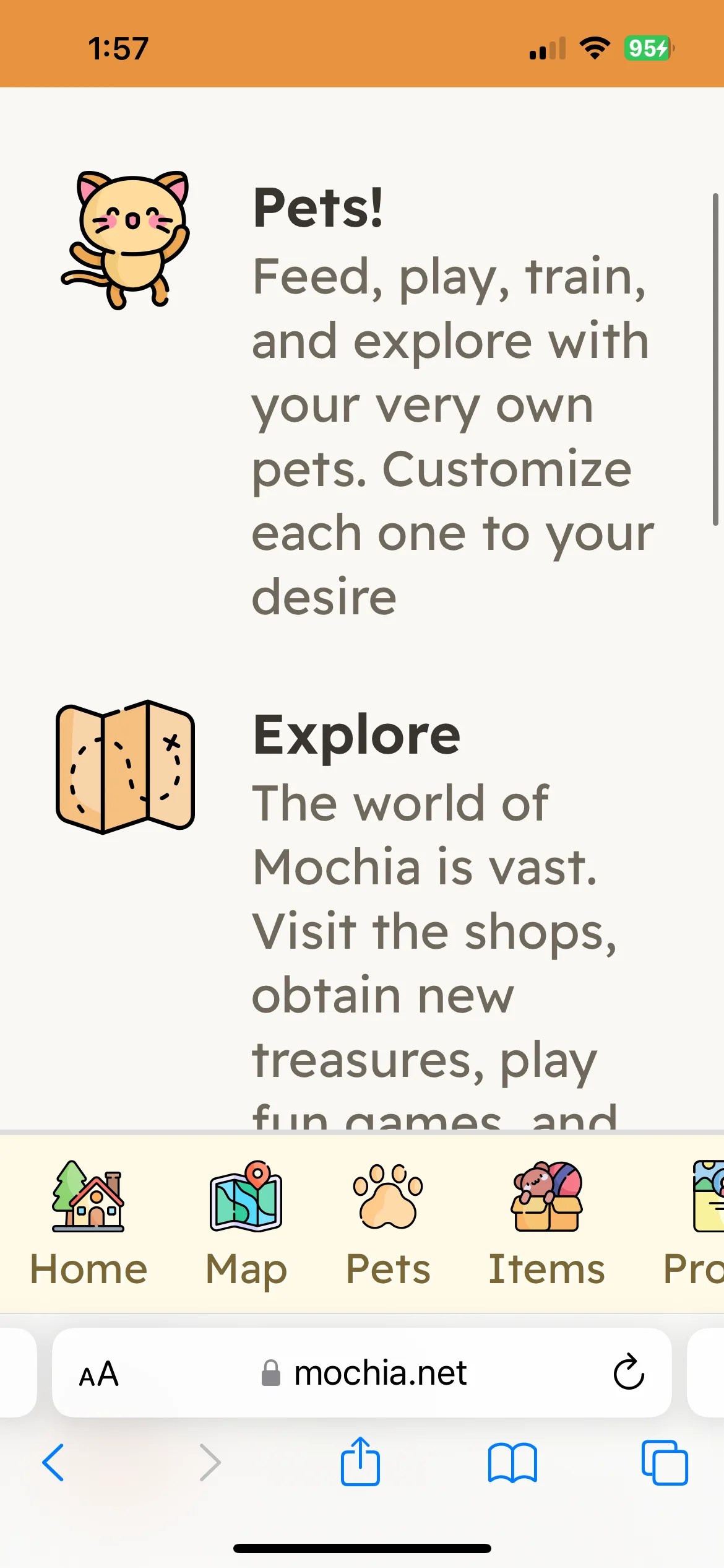 Mochia Online Virtual Pet Game
