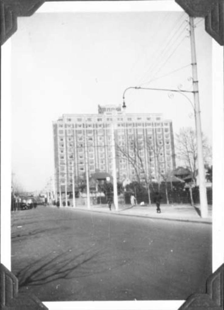 Cathay Mansions from rue Cardinal Mercier Virtual Shanghai
