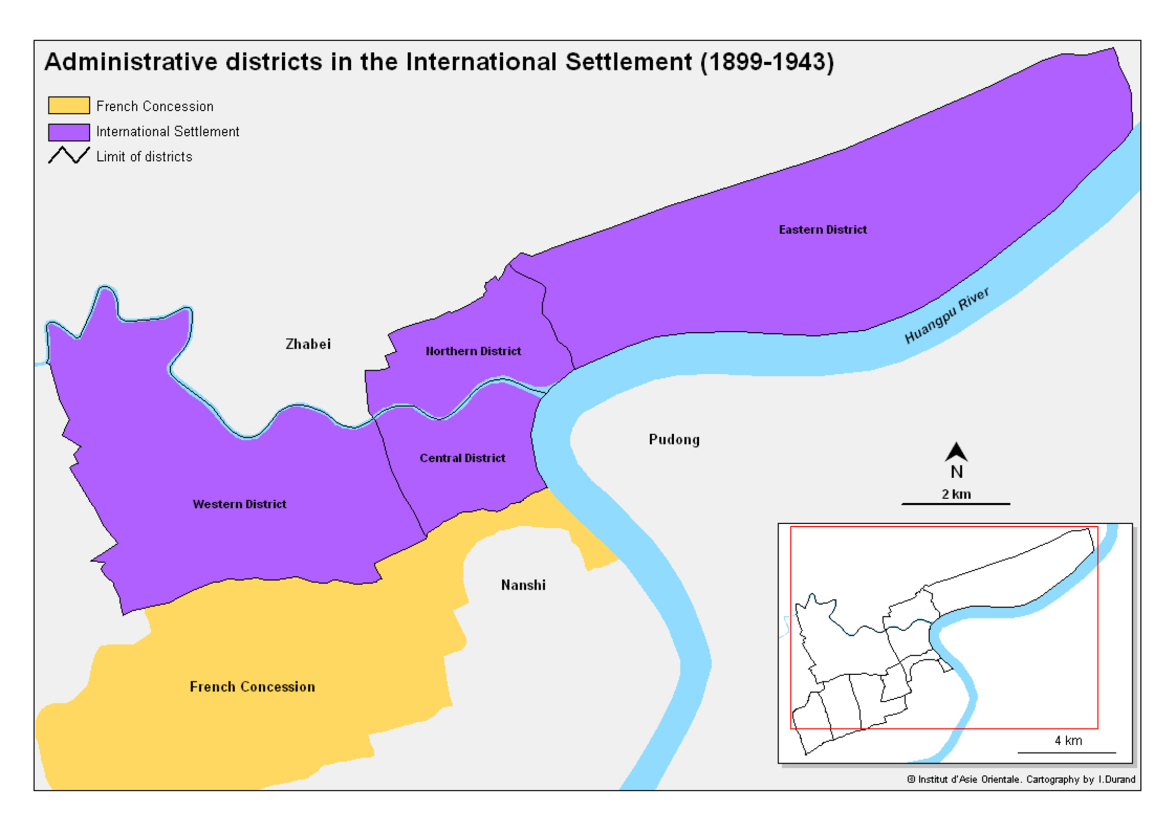 Shanghai International Settlement Map Base Maps Virtual Shanghai