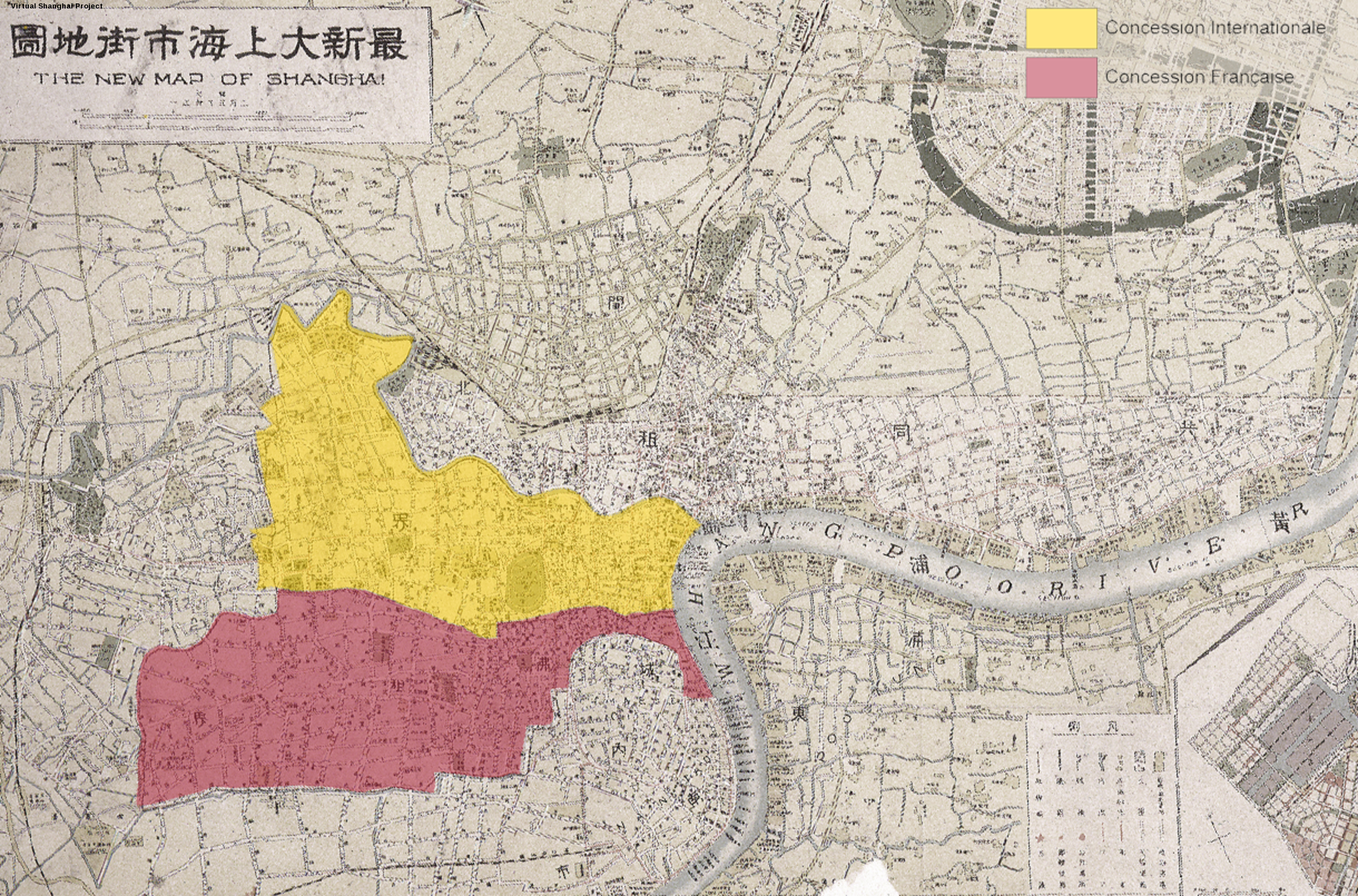Shanghai International Settlement Map Maps Database Virtual Shanghai